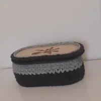 بافت انواع سبدایه تریکو|صنایع دستی و سایر لوازم تزئینی|مینودشت, |دیوار