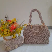 کیف مکرومه و|کیف، کفش، کمربند|اراک, |دیوار