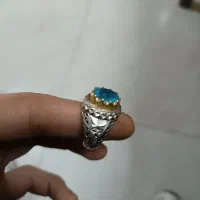 انگشتر نقره توپاز