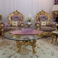 دوعدد مبل سلطنتی بزرگ تمام چوب راش