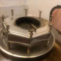 منقل قدیمی با انبار و سینی