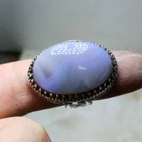 انگشتر نقره عقیق کبود یمن طبیعی|جواهرات|تهران, امام زاده حسن|دیوار