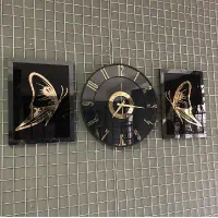 ساعت دیواری آینه ای لوکس هایکو گرد|ساعت دیواری و تزئینی|شیراز, شریفآباد|دیوار