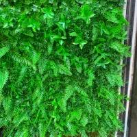 گرین وال دیوار سبز فنس برگی فنس چمنی اکاردئونی