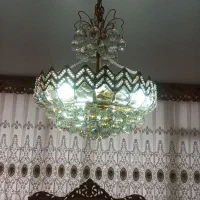 لوستر کریستالی|لوستر و چراغ آویز|الوند, |دیوار