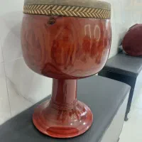 تنبک ۲مهر چوب درخت توت|سازهای سنتی|خمینیشهر, |دیوار