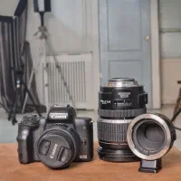 دوربین عکاسی canon m50 و لنزهای حرفه ای|دوربین عکاسی و فیلمبرداری|ساوه, |دیوار