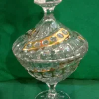 شکلات خوری بلور پایه دار