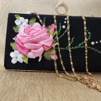 کیف کلاج رباندوزی