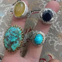 ۴ عدد انگشتر همه باهم|جواهرات|آبادان, |دیوار