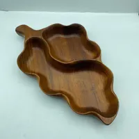 سینی اردو خوری میوه خوری  قاب اینه از چوب گردو|ظروف سرو و پذیرایی|تربت‌حیدریه, رضاشهر|دیوار