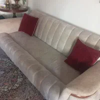 مبلمان کرم زرشکی|مبلمان خانگی و میز عسلی|پرند, فاز ۵|دیوار