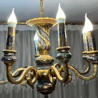 لوستر برنزی|لوستر و چراغ آویز|تهران, قنات‌کوثر|دیوار