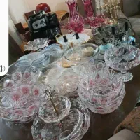 فروش مقداری وسایل کیستال وچوبی به قیمت مناسب|ظروف سرو و پذیرایی|تهران, اختیاریه|دیوار