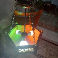 لوستر چوبی زیبا|لوستر و چراغ آویز|اندیمشک, |دیوار