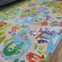 فرشینه ی اتاق کودک و نوجوان-کرومی-کیتی-بتمن|فرش|تهران, اکباتان|دیوار