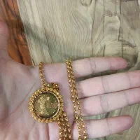 النگو و زنجیر پلاک طلا