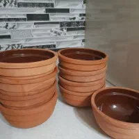 کاسه سفالی بزرگ ۹ عدد