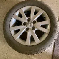 یک عدد رینگ و لاستیک فابریک مزدا3