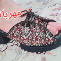 انواع کفش و صندل دستبافت ضمانتی|کیف، کفش، کمربند|دورود, |دیوار