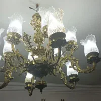 لوستر  6شاخه برنز