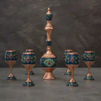 تولیدوپخش انواع ظروف مس پرداز.فیروزه کوبی.|صنایع دستی و سایر لوازم تزئینی|برخوار, |دیوار