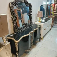 آینه و کنسول میز تی وی جا کفشی سرویس خواب|بوفه، ویترین، کنسول|تهران, یافت‌آباد|دیوار