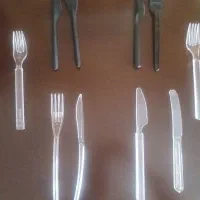 قاشق و چنگال یکبار مصرف مدل آیدین پلاستیک و کوشا|ظروف نگهدارنده، پلاستیکی، یک‌بارمصرف|تهران, فاطمی|دیوار