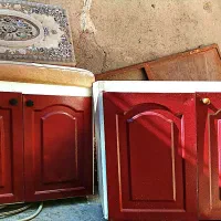 کابینت آشپزخانه+یک جفت پشتی