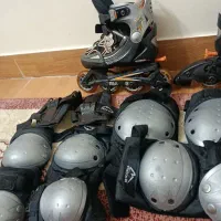 کفش اسکیت درحدنو باهمه لوازم|دوچرخه، اسکیت، اسکوتر|شهریار, شهریار|دیوار