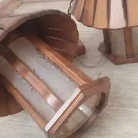 لوستر چوبی|لوستر و چراغ آویز|تبریز, |دیوار