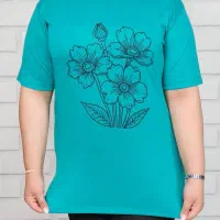 تیشرت گلدار