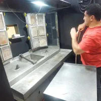 دستگاو شاور ما یا کباب ترک دو سیخه ،+دستگاه سرخ ک