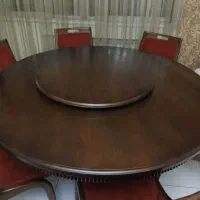 میز غذاخوری ۶ نفره خارجی  صفحه گردان|میز و صندلی غذاخوری|تهران, سعادت‌آباد|دیوار