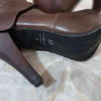بوت چرم پاشنه بلند زنانه نو سایز ۴۰|کیف، کفش، کمربند|شیراز, کلاهدوز|دیوار