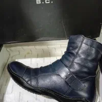 نیم بوت خارجی چرم داخل خزدار گژوال سایز ۴۲