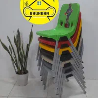 صندلی پلاستیکی پایه آهنی نشکن کد 5555/باغدان|میز و صندلی غذاخوری|چهارباغ, |دیوار