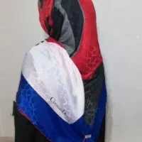 روسری ساتن ژاکارد خارجی دور دست دوز سایز بزرگ