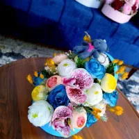 دسته گل مصنوعی|گل مصنوعی|ساوه, |دیوار