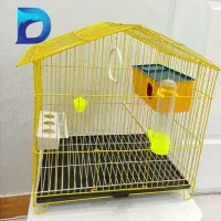 فروش فوری دو عدد قفس پرنده با تمام لوازم