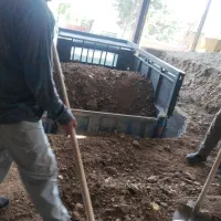 حمل وبارگیری نخاله نیسان کمپرسی کارگر شبانه روزی