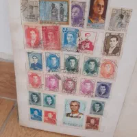 ۲۷۴ تمبر قدیمی تاریخی صحیح وسالم|کلکسیون سکه، تمبر، اسکناس|کومله, |دیوار