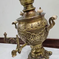 سماور ذغالی با طرح های چشم نواز