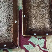 دو عدد دیس با جای گلدان