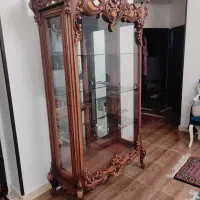 آینه و کنسول ـ بوفه چوبی|بوفه، ویترین، کنسول|اردبیل, |دیوار