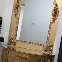 میز آینه آرایشی چوبی