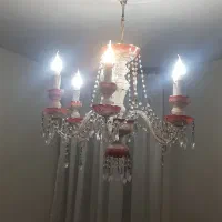 لوستر شیشه ای قدیمی