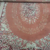 فرش ماشینی در حد نو ۱۲۰۰ شانه آجری مسی چرکتاب