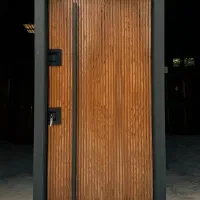 درب ضدسرقت راش عمودی نمای سکوریت روف گاردن کدR003