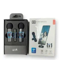 میکروفن یقه ای بلوتوثی بی سیم مدل K9 دو عددی|لوازم جانبی موبایل و تبلت|شیراز, تحویلی|دیوار